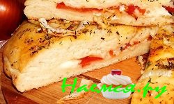 Фокачча (с тремя начинками)