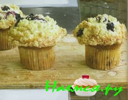 Черничные маффины