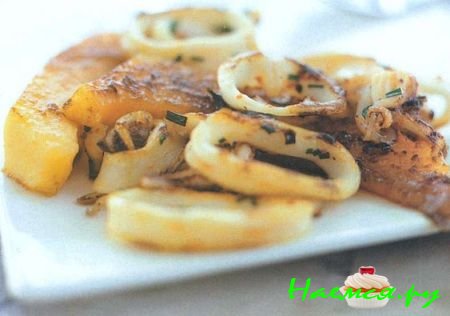 Сладко-соленые кальмары