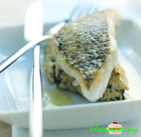 Ставрида с чесночной асордой