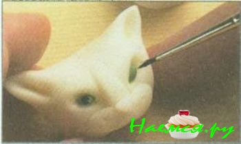 ОКРАШИВАНИЕ ФИГУРКИ ИЗ МАСТИКИ