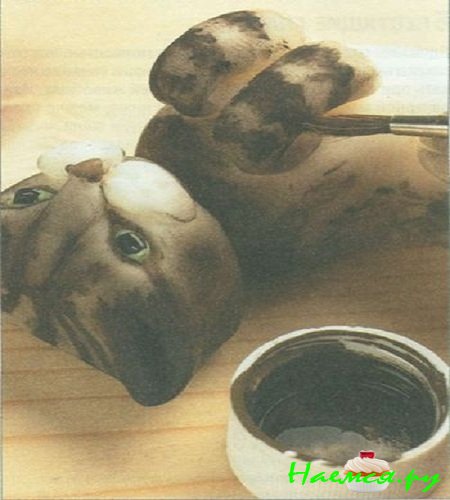 ОКРАШИВАНИЕ ФИГУРКИ ИЗ МАСТИКИ