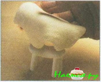 Овечка из мастики