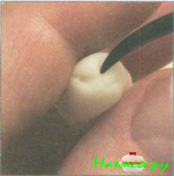 Овечка из мастики