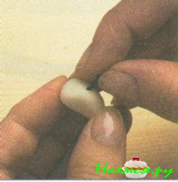 Овечка из мастики