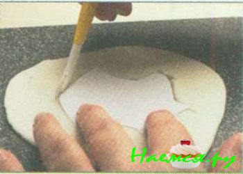 Овечка из мастики