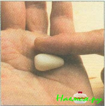 Овечка из мастики