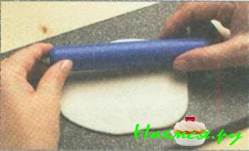 Овечка из мастики