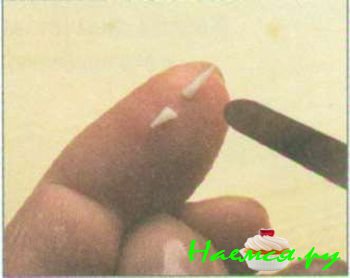 Овечка из мастики