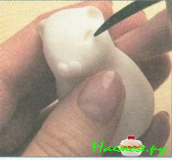 Бобер из мастики