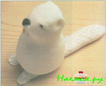 Бобер из мастики