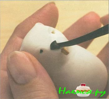 Бобер из мастики