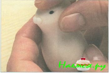 Бобер из мастики