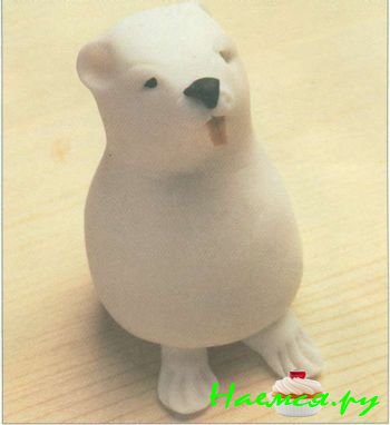 Бобер из мастики