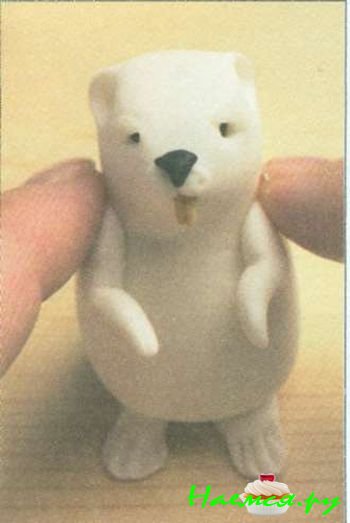 Бобер из мастики