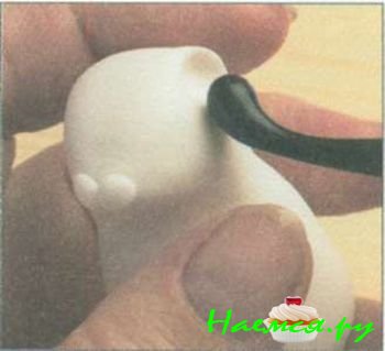 Бобер из мастики