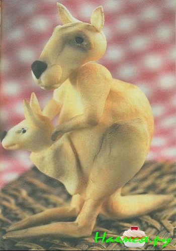 Кенга и Ру из мастики