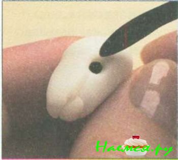 Кролик из мастики