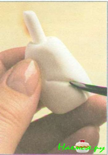 Кролик из мастики