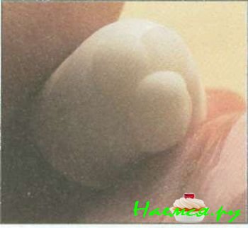 Кролик из мастики