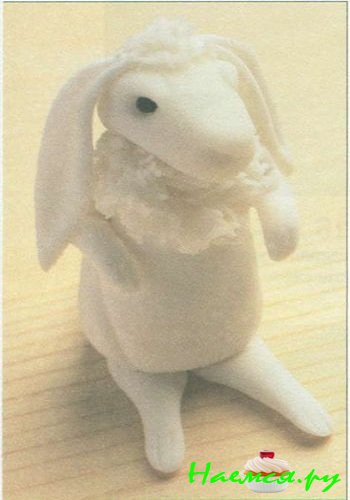 Кролик из мастики