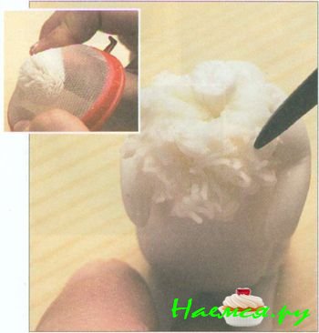 Кролик из мастики