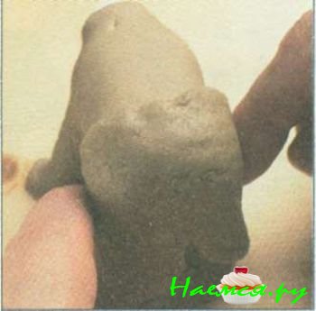 Носорог из мастики