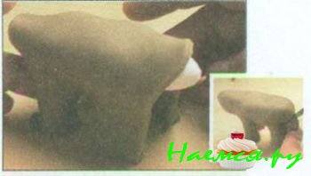 Носорог из мастики