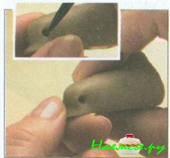 Носорог из мастики