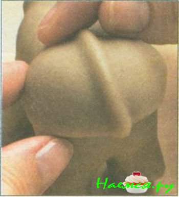 Носорог из мастики