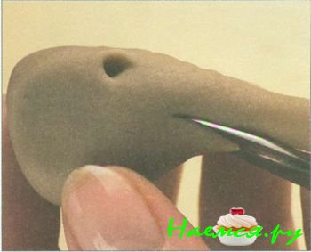 Слоненок из мастики