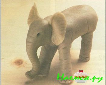 Слоненок из мастики