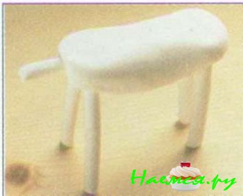 Слоненок из мастики