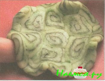 Черепаха из мастики