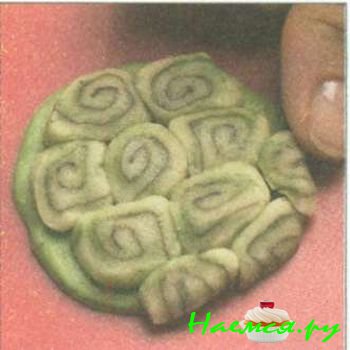 Черепаха из мастики