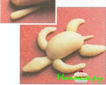 Черепаха из мастики