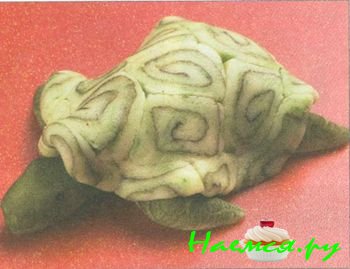 Черепаха из мастики