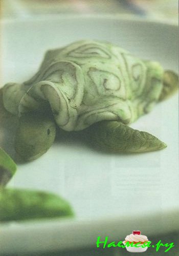 Черепаха из мастики