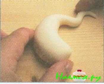 Три кошки из мастики