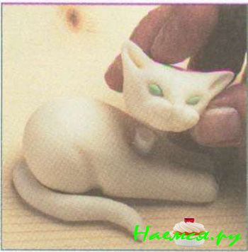 Три кошки из мастики