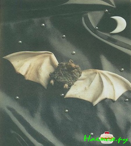 Летучая мышь из мастики