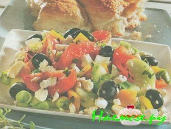 ГРЕЧЕСКИЙ ДЕРЕВЕНСКИЙ САЛАТ