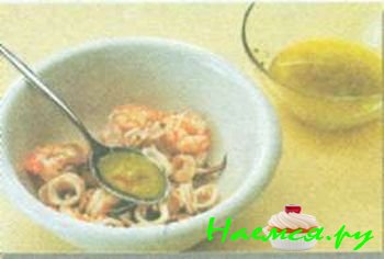 САЛАТ &laquo;СРЕДИЗЕМНОМОРСКИЙ&raquo; С МОРЕПРОДУКТАМИ 