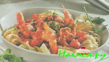 ЛАПША С МОРЕПРОДУКТАМИ