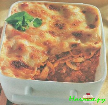 ЛАЗАНЬЯ С ГРИБАМИ