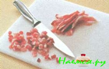 ЗАПЕЧЕННОЕ ПЮРЕ СО ШПИКОМ И СЫРОМ