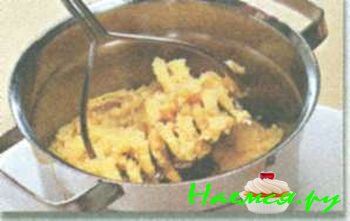 ЗАПЕЧЕННОЕ ПЮРЕ СО ШПИКОМ И СЫРОМ