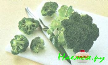 КАК НАРЕЗАТЬ БРОККОЛИ/ЦВЕТНУЮ КАПУСТУ