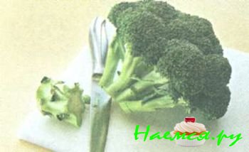 КАК НАРЕЗАТЬ БРОККОЛИ/ЦВЕТНУЮ КАПУСТУ