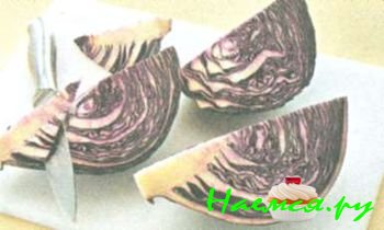 КАК НАШИНКОВАТЬ КРАСНОКОЧАННУЮ КАПУСТУ